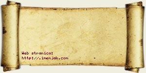 Emilija Joksić vizit kartica